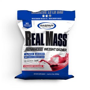 Gaspari Nutrition Real Mass - 5454g - Strawberry Milkshake